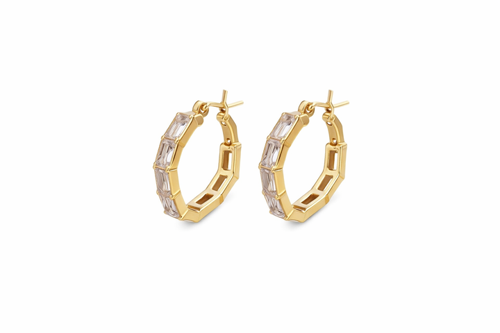 The Hexa-Baguette Hoops