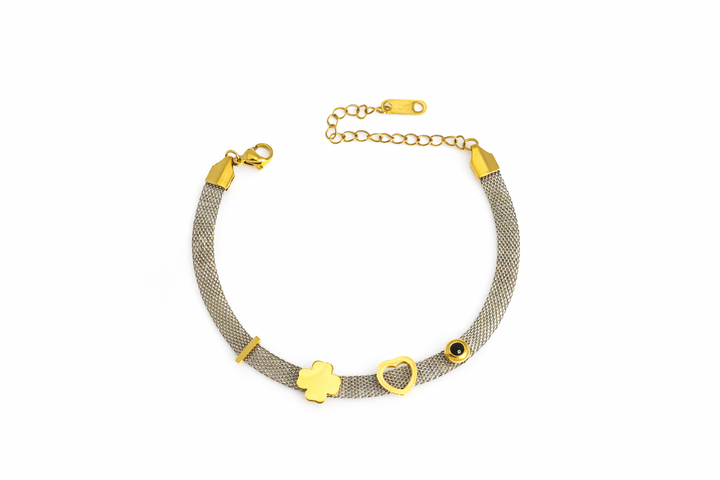 Charm Mesh Bracelet