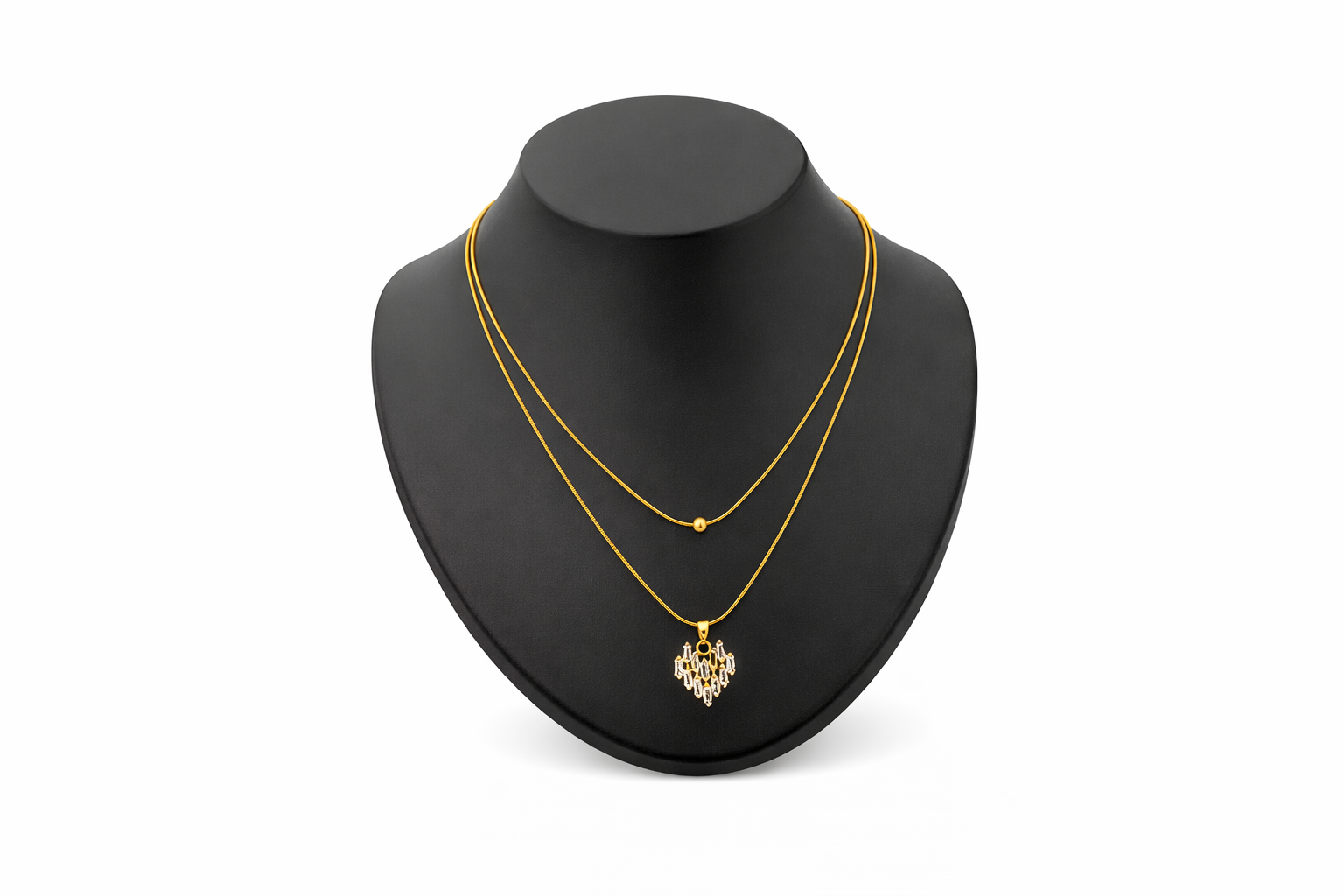 The Layered Heart & Bead Set