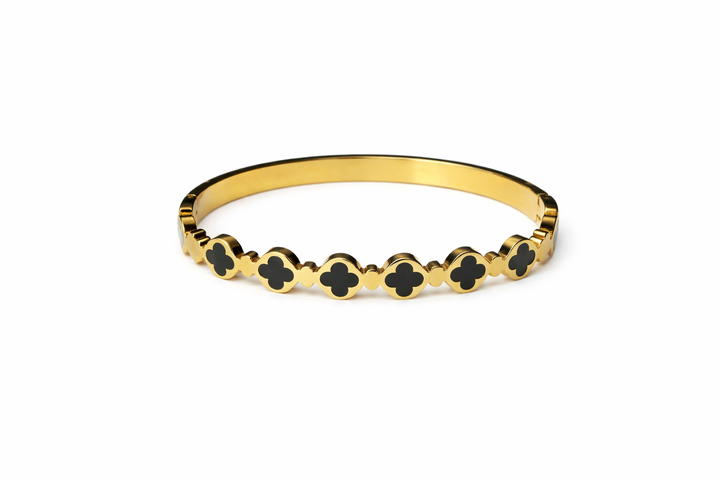 Four-Leaf Clover Motif Bracelet