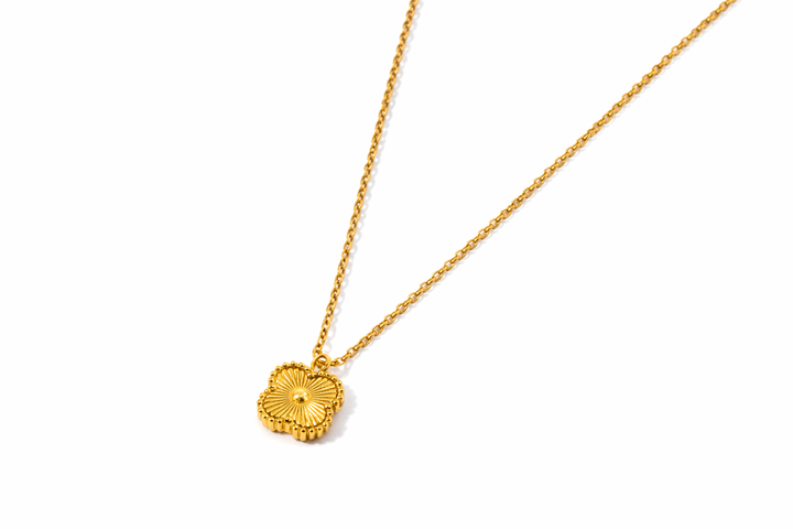 The Radiant Clover Sunburst Necklace