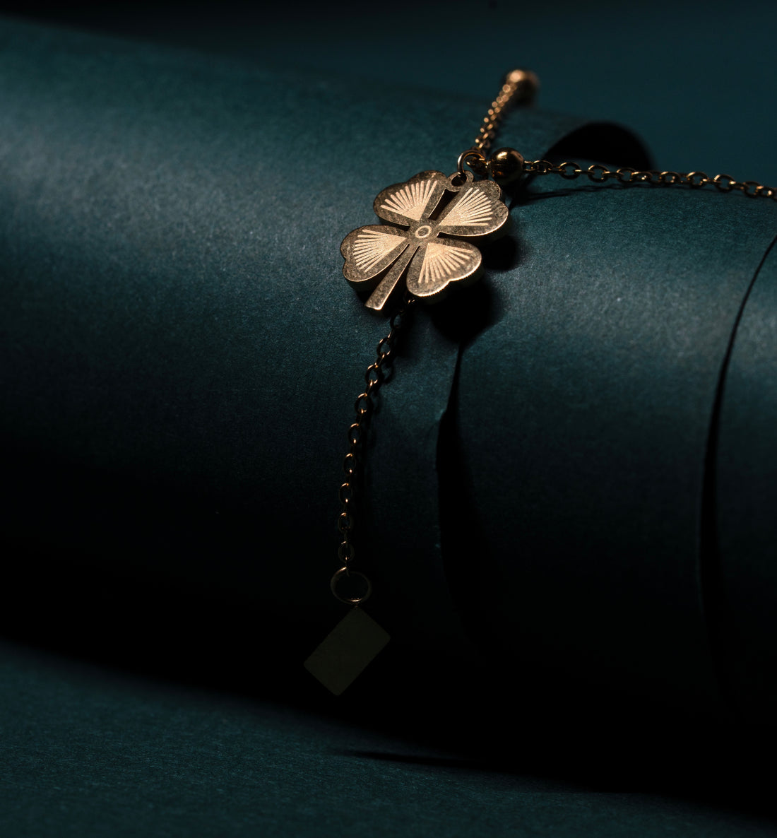 Four-Leaf Clover Charm Necklace