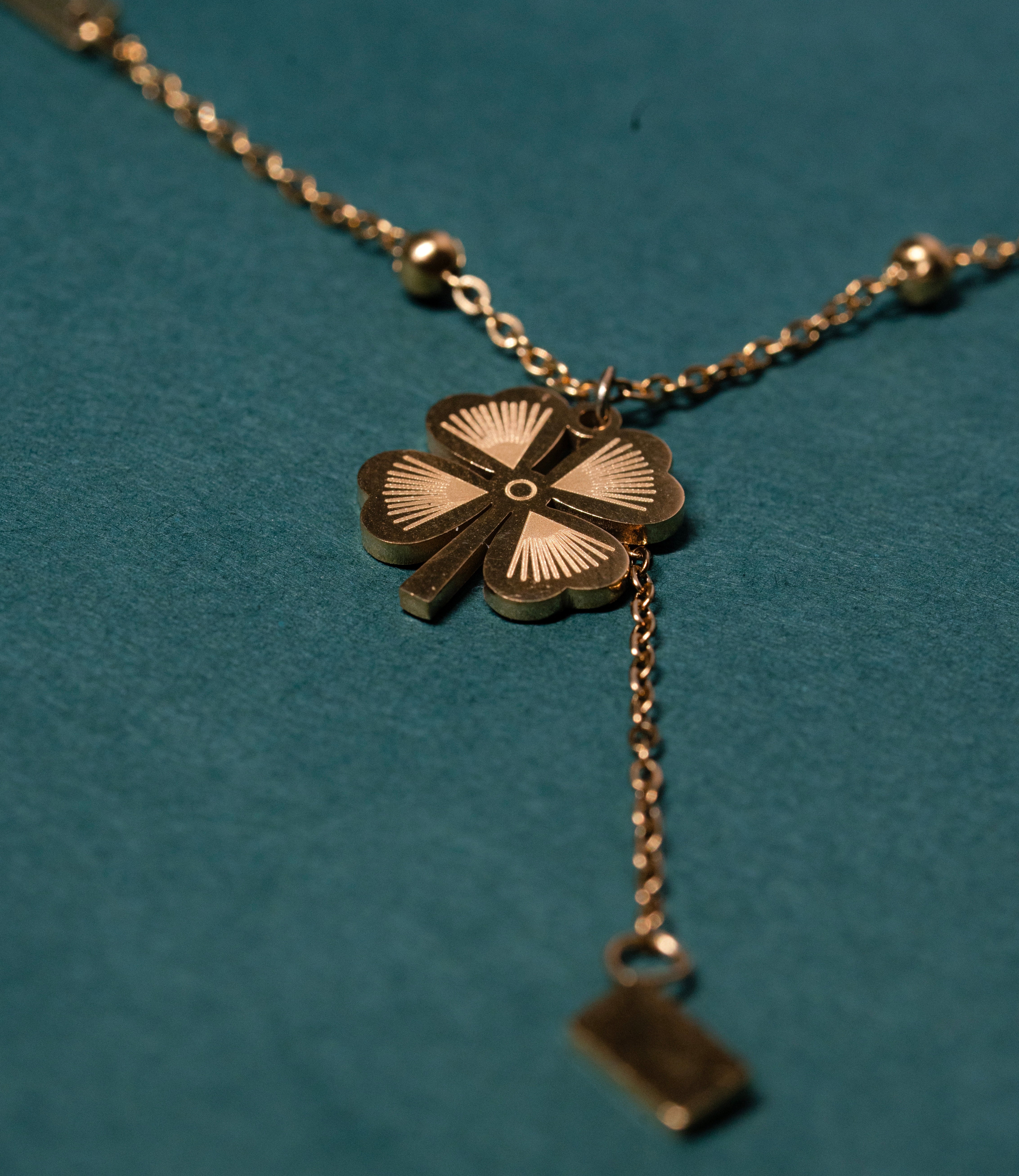 Four-Leaf Clover Charm Necklace