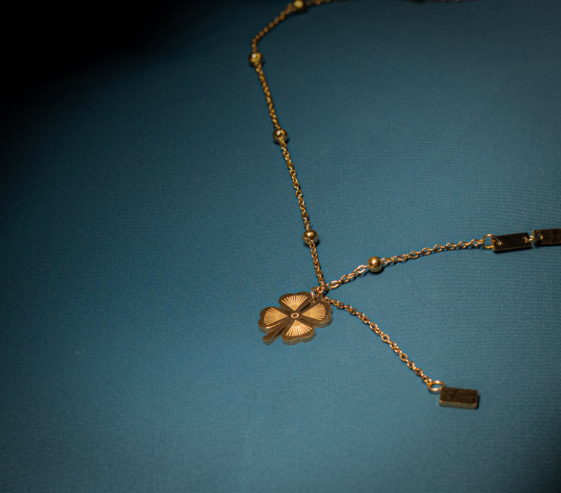 Four-Leaf Clover Charm Necklace