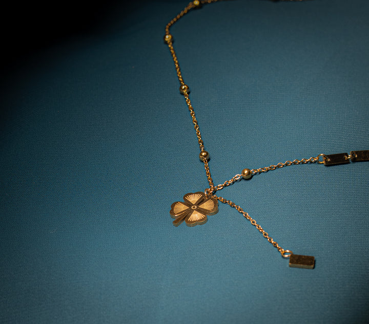 Four-Leaf Clover Charm Necklace