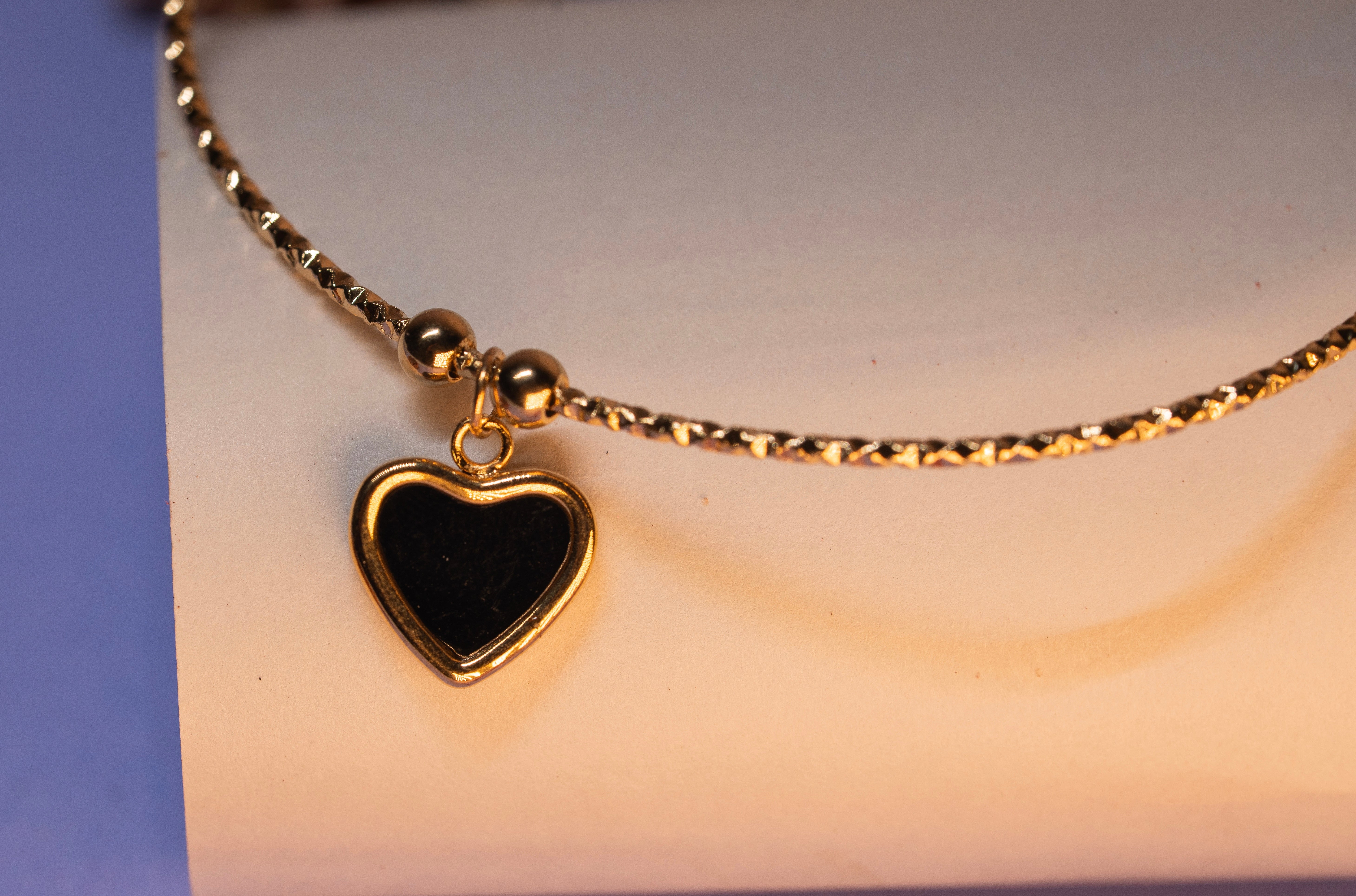 The "Midnight Heart" Bracelet