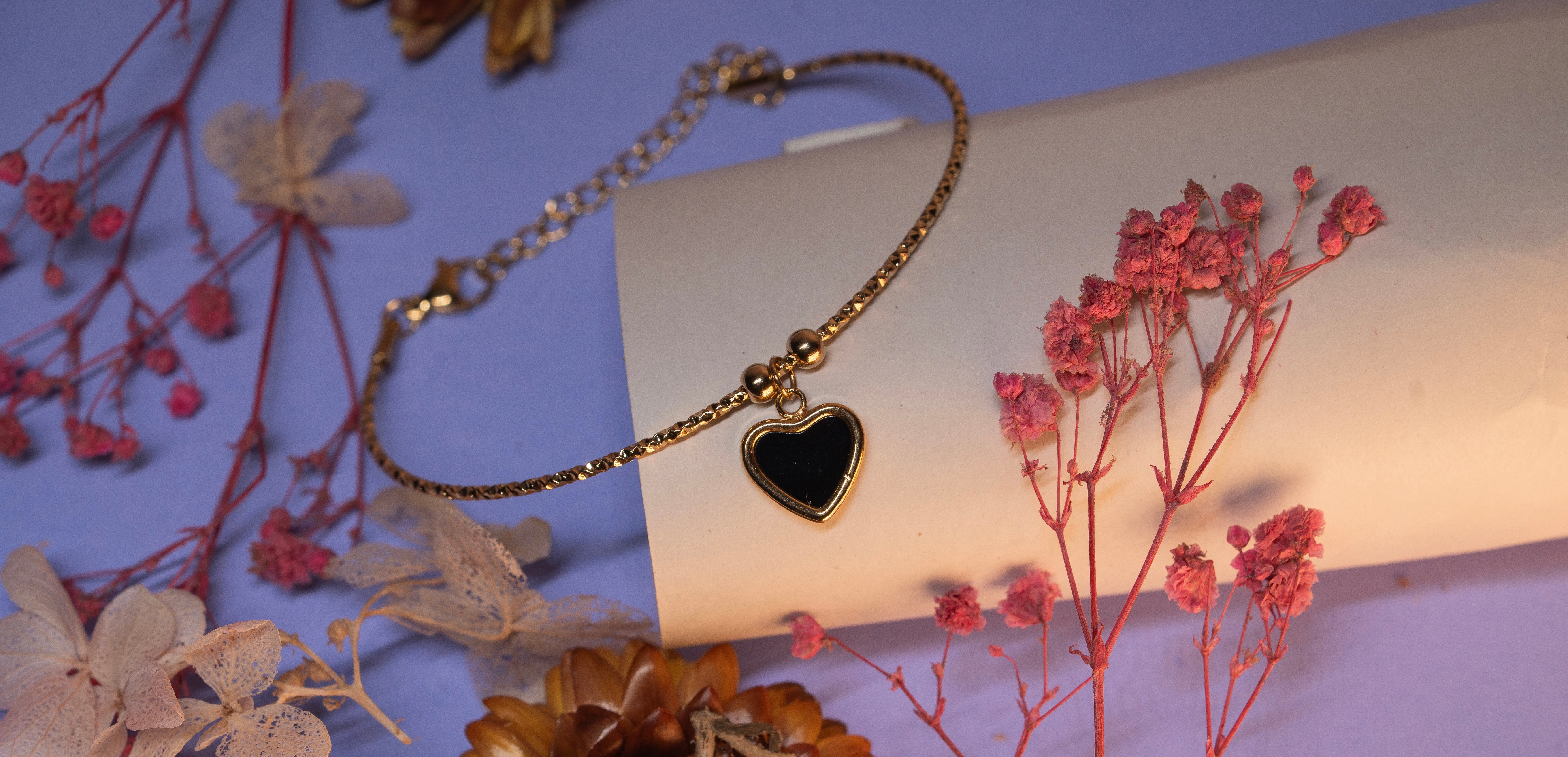 The "Midnight Heart" Bracelet