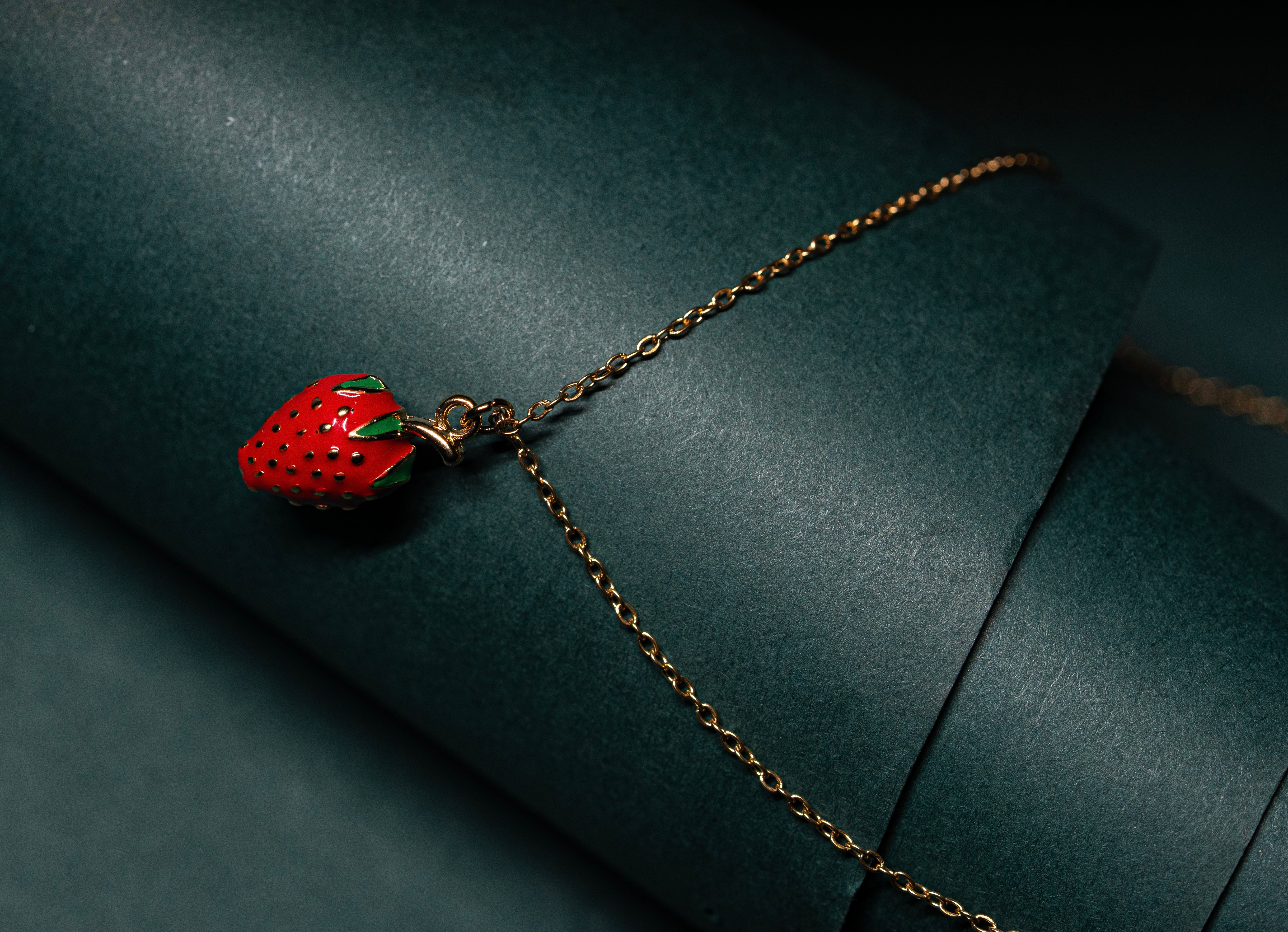 The "Strawberry Sweetheart" Necklace