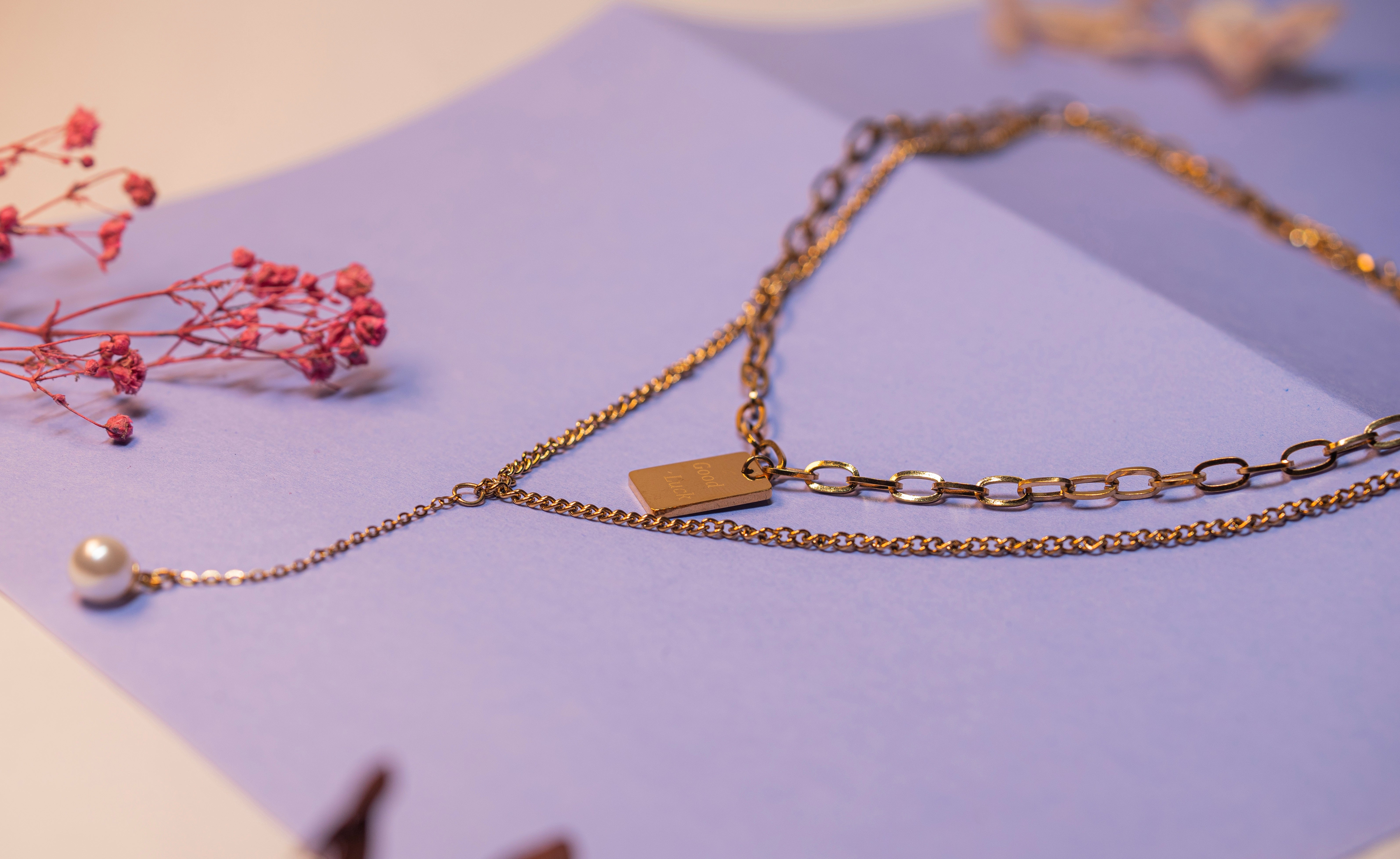 Good Luck Pearl Layered Necklace