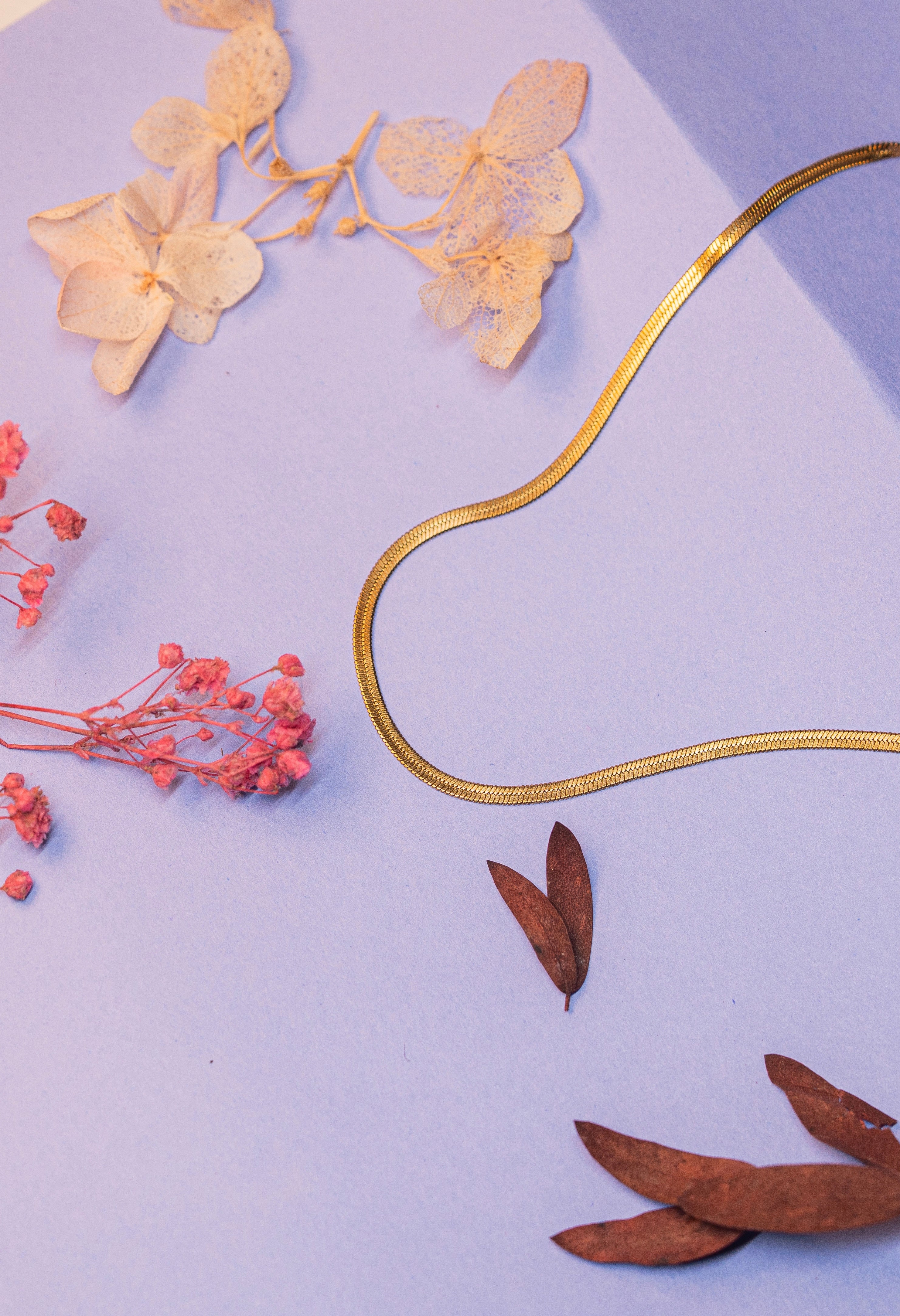 Golden Herringbone Chain