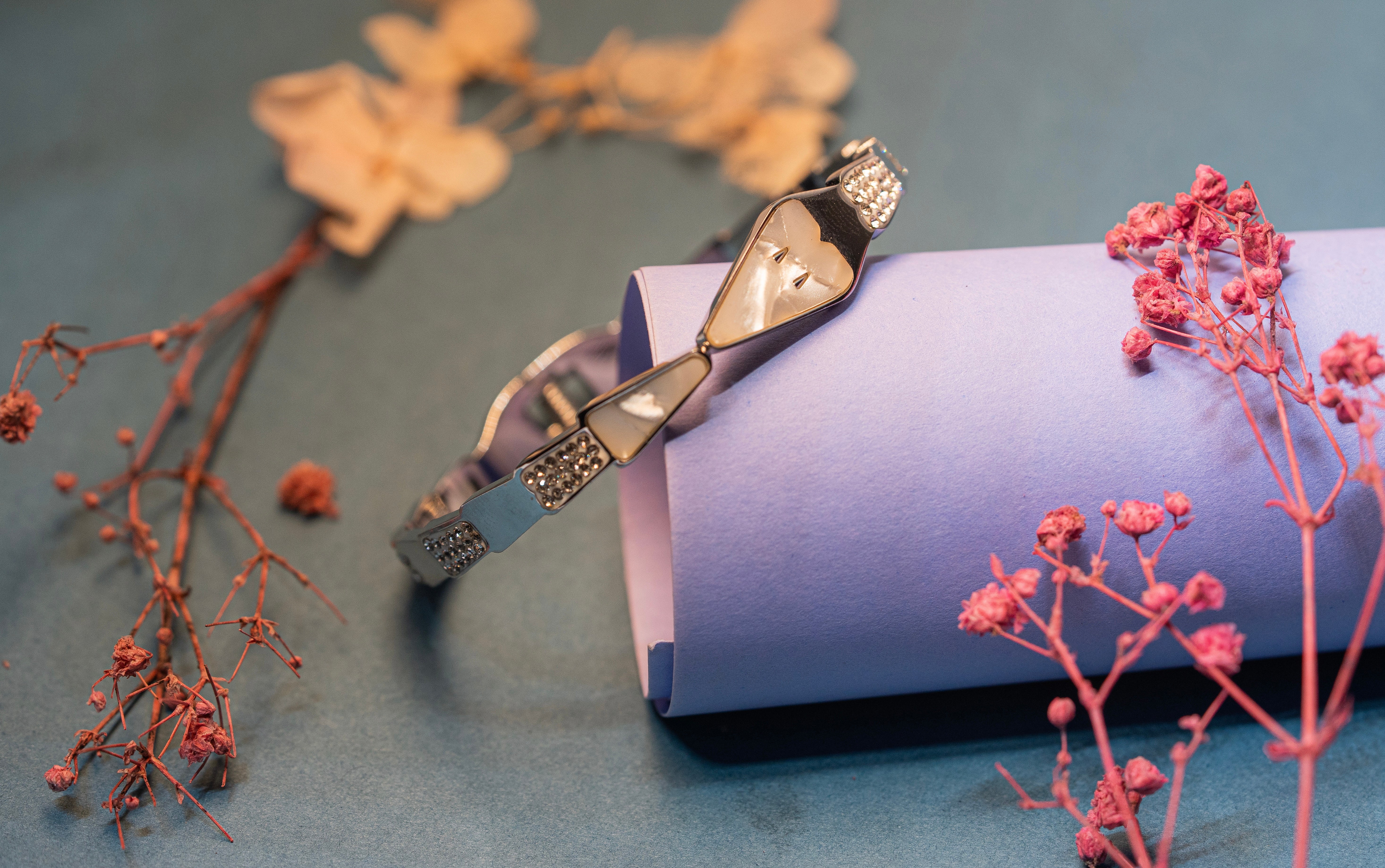 Rhinestone Link Bracelet