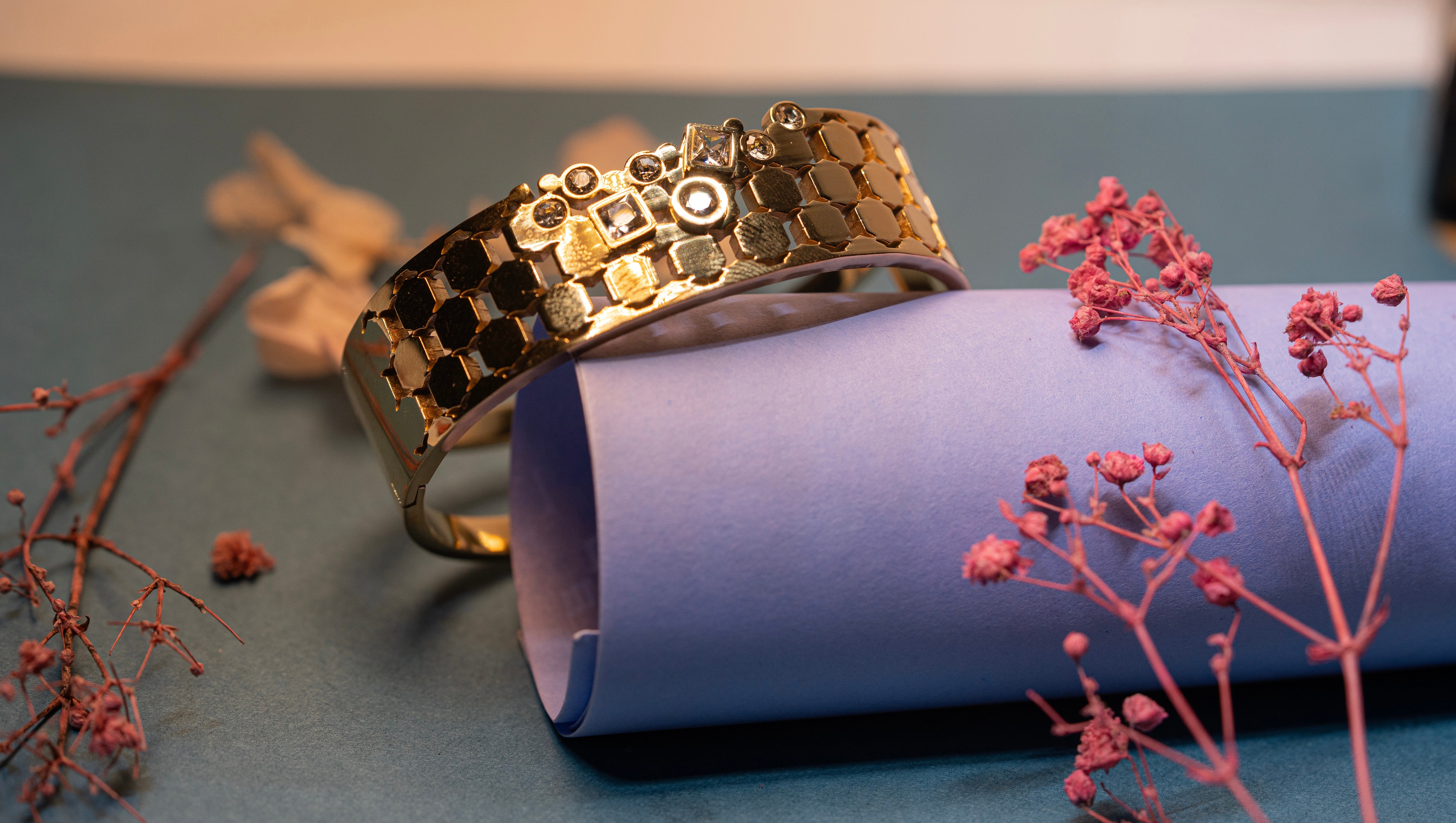 Honeycomb  Diamond Bracelet