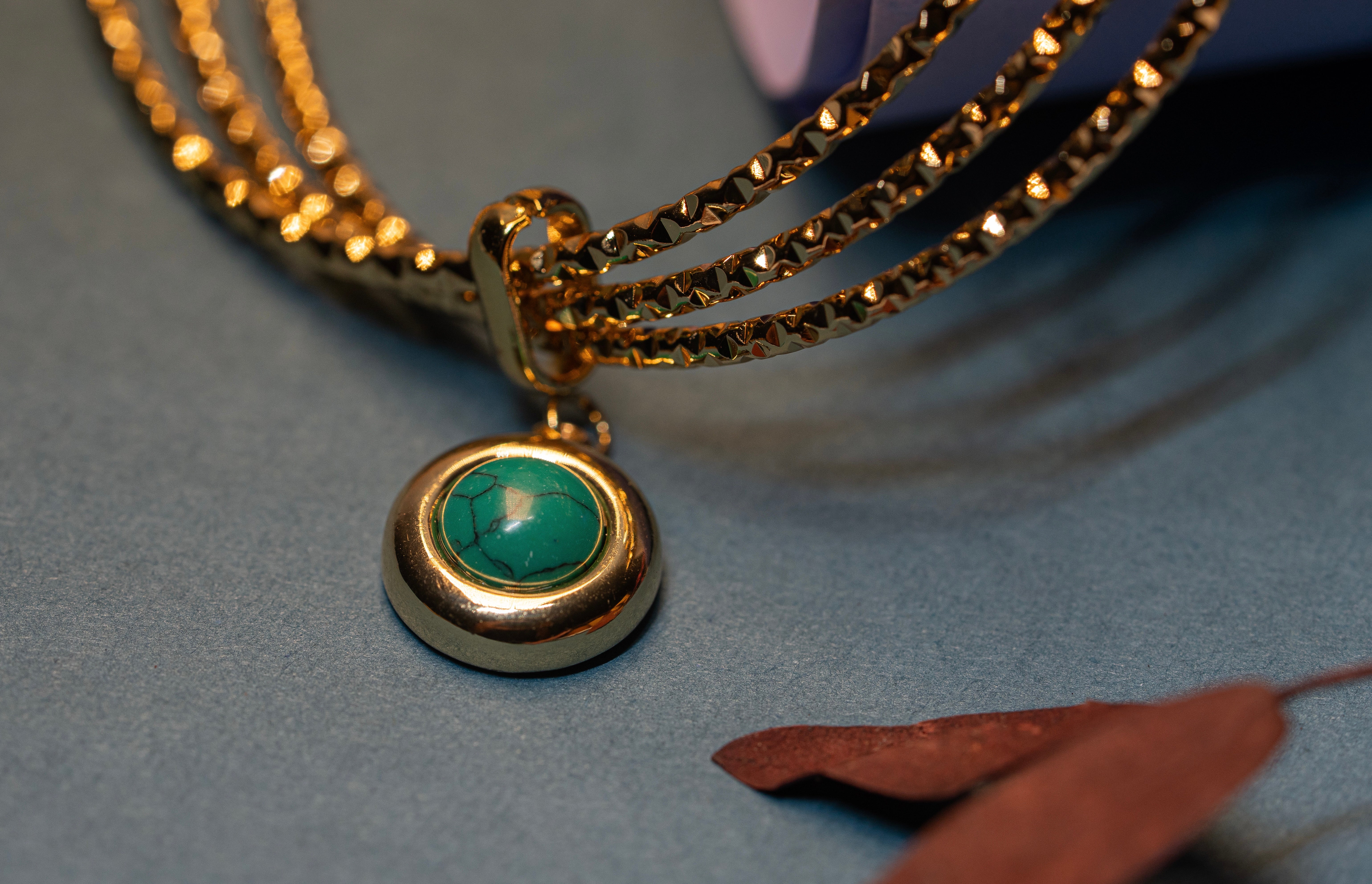 Three-Strand Turquoise Bangle Bracelet