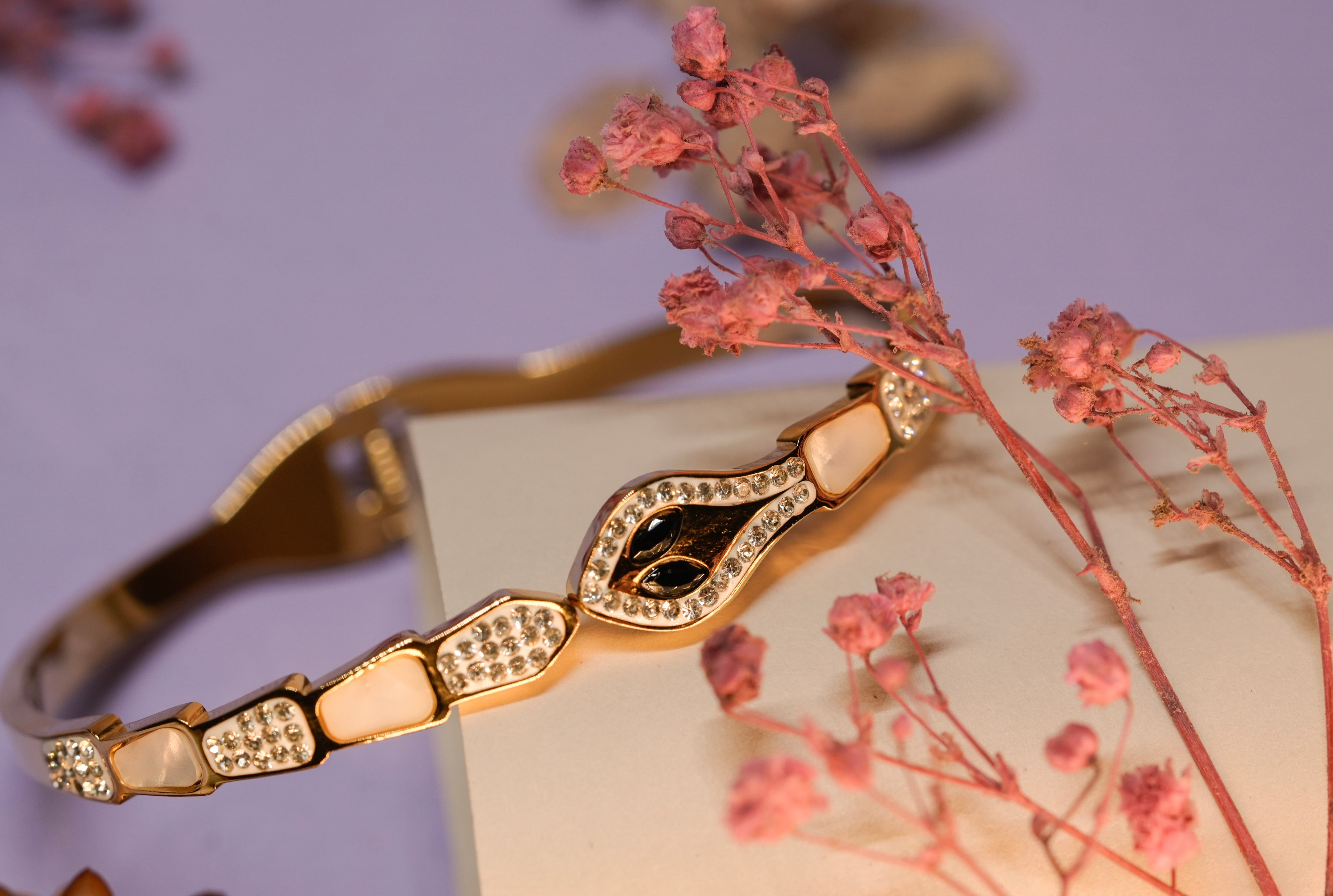 The Serpent Gold Bracelet