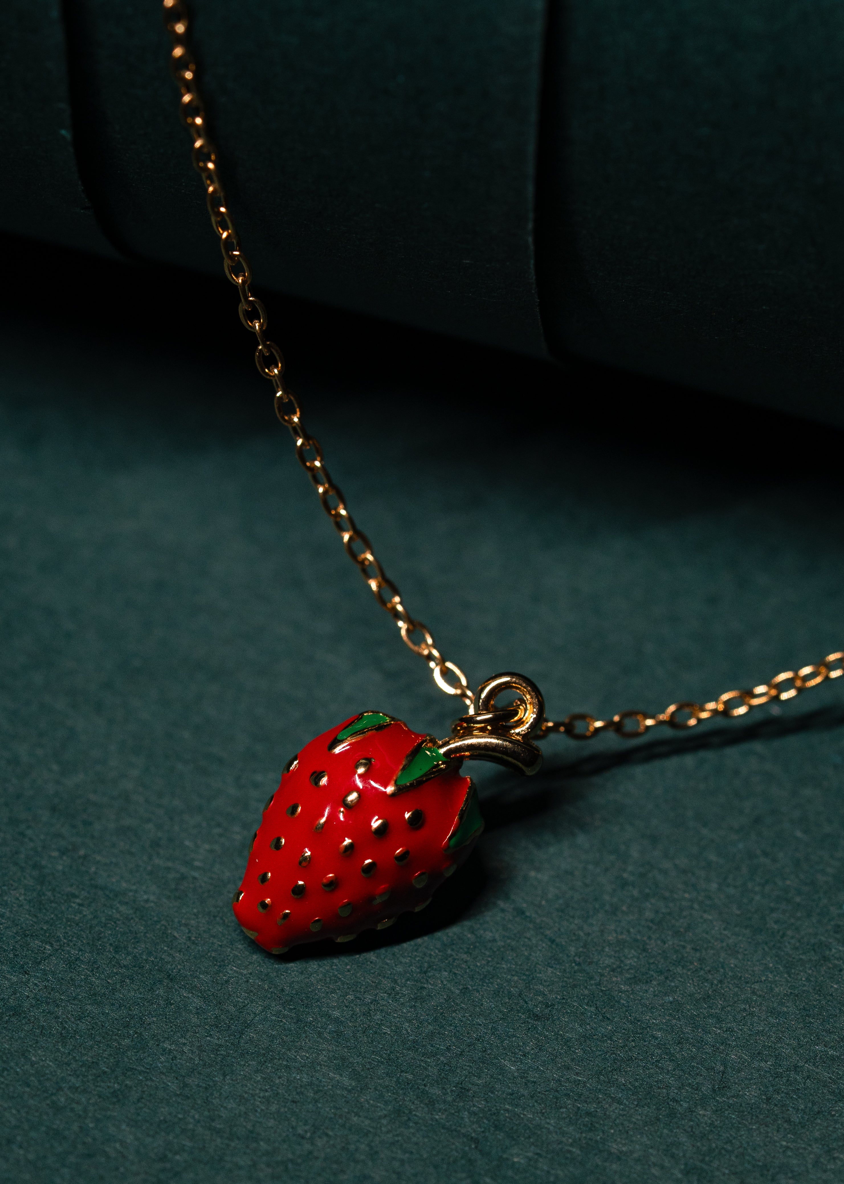 The "Strawberry Sweetheart" Necklace