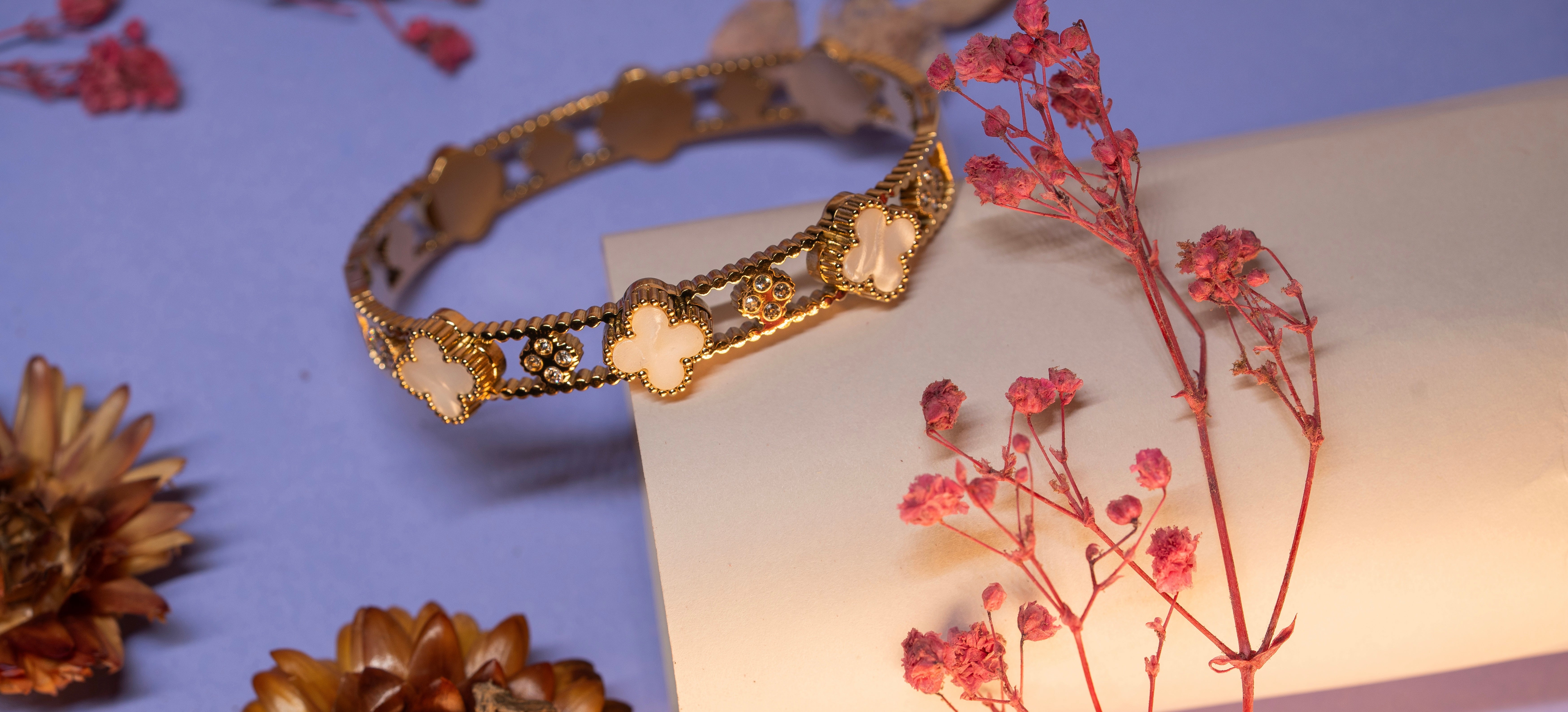 The "Whispering Clover" Bracelet