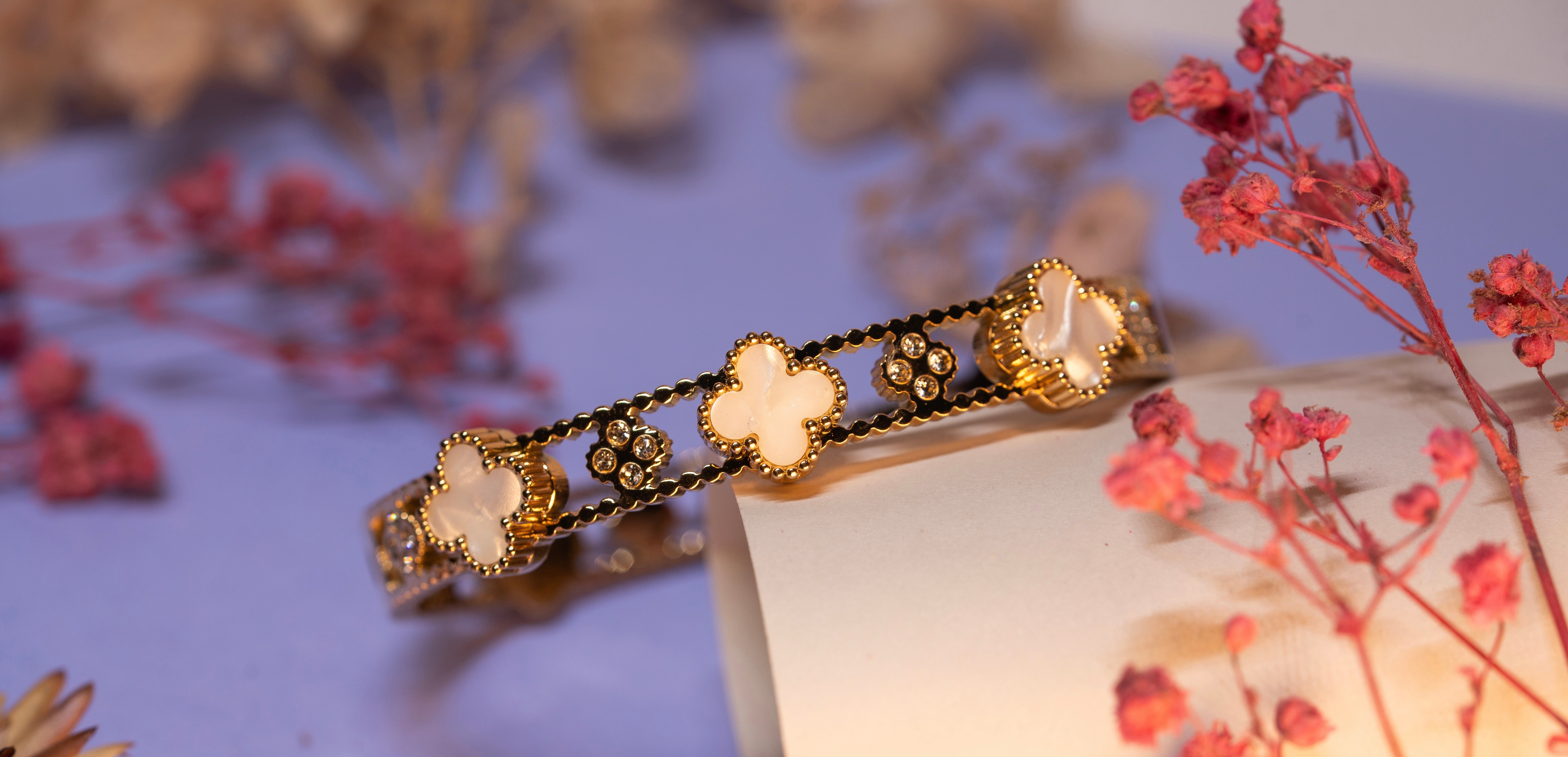 The "Whispering Clover" Bracelet