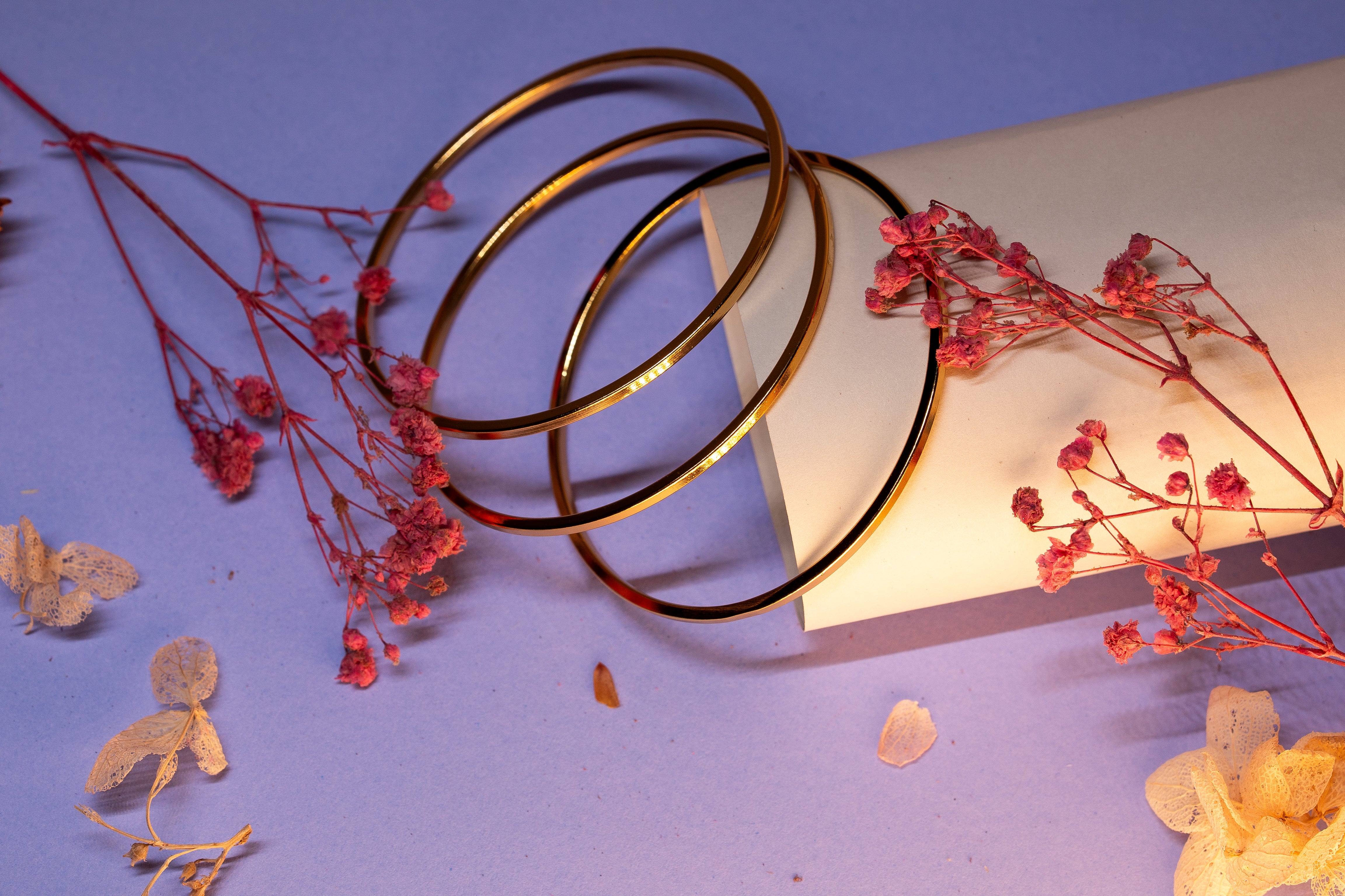 Gold Glaze single Bangle bracelet