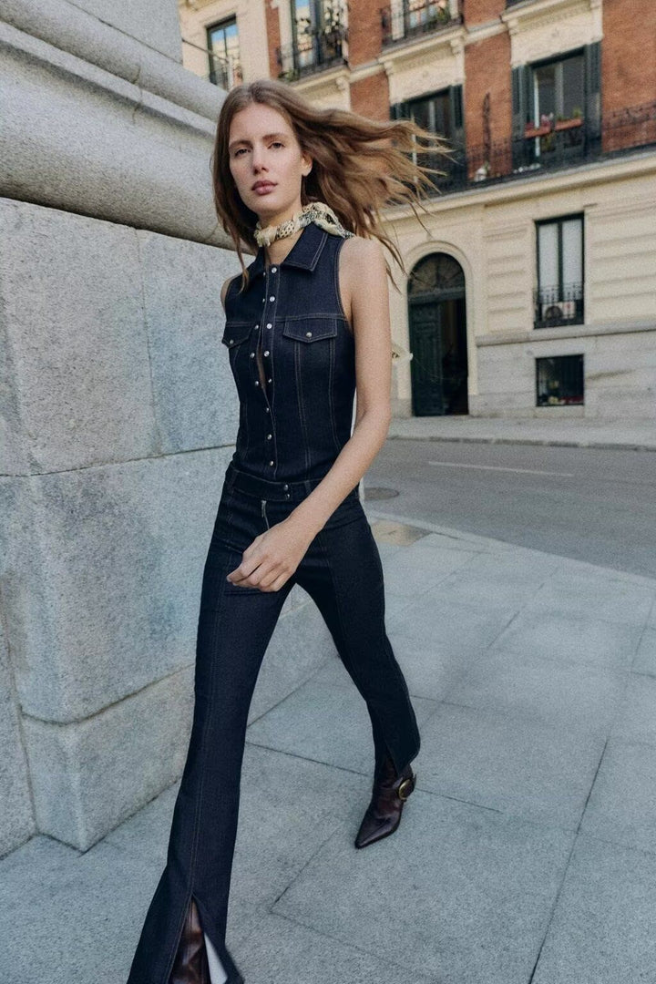 Slim Fit Denim Shirt