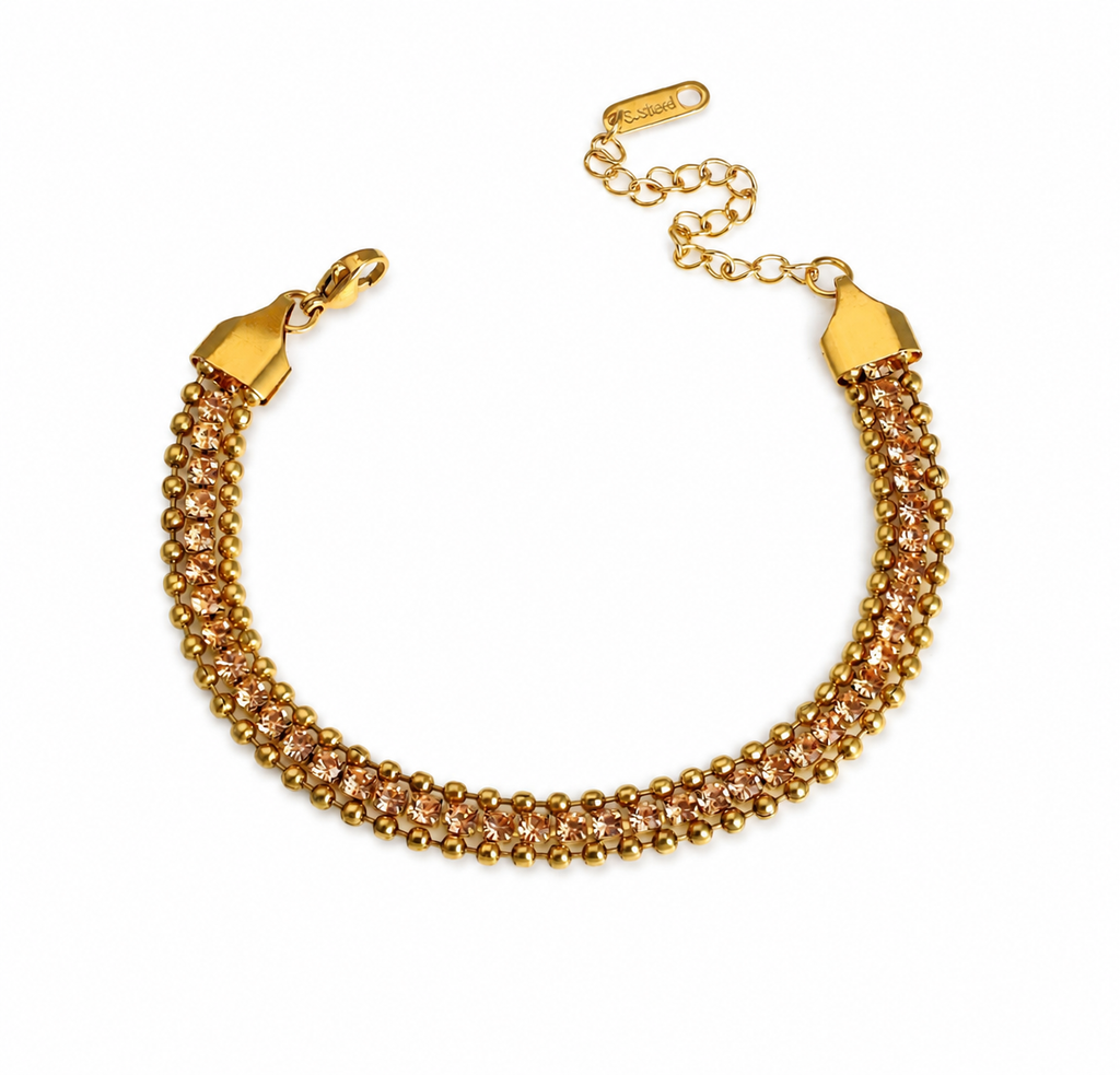 The Aurelia Beaded Tennis Bracelet