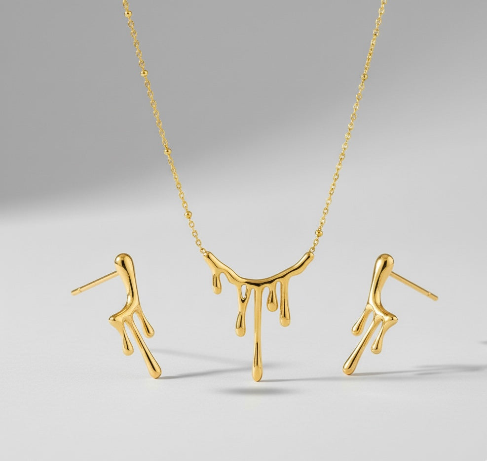Dripping Necklace