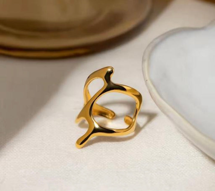Sculptural Open Ring