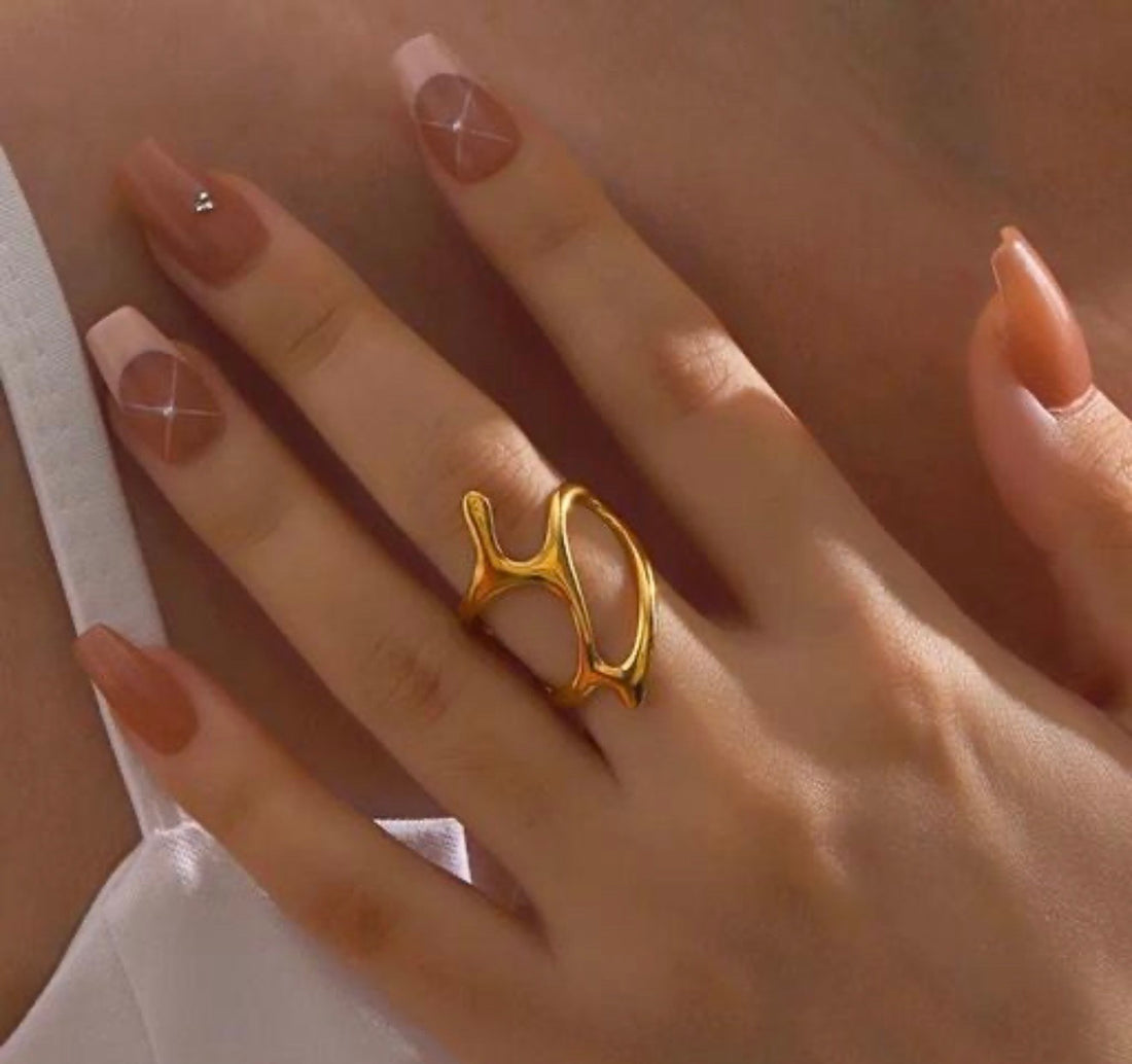Sculptural Open Ring