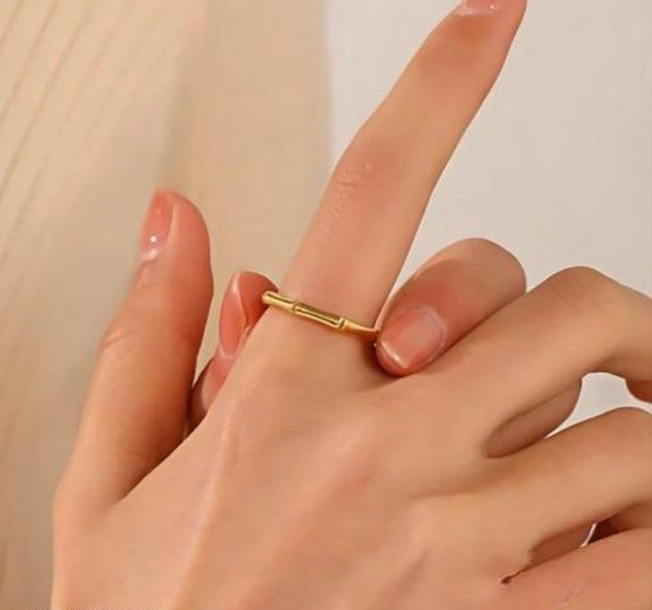 Bamboo Stacking Ring