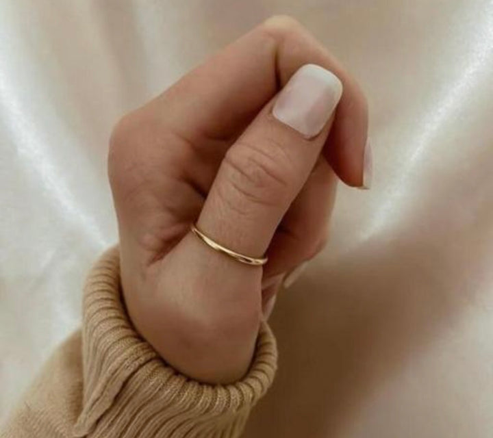 Ultra-Thin Gold Band Ring