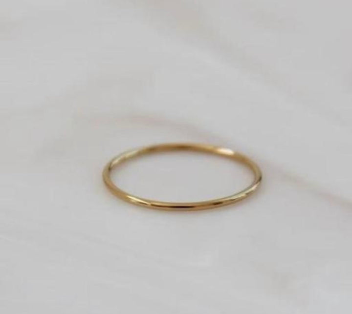 Ultra-Thin Gold Band Ring
