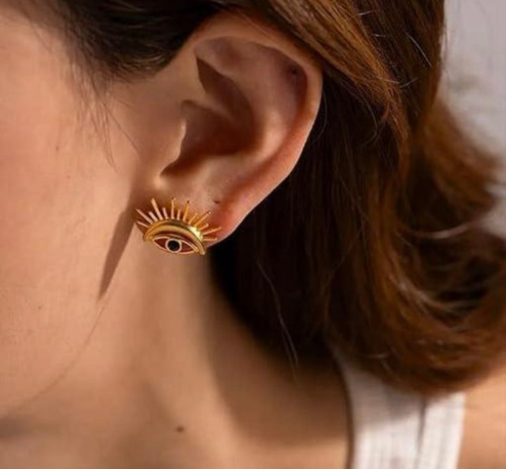 Celestial Evil Eye Studs