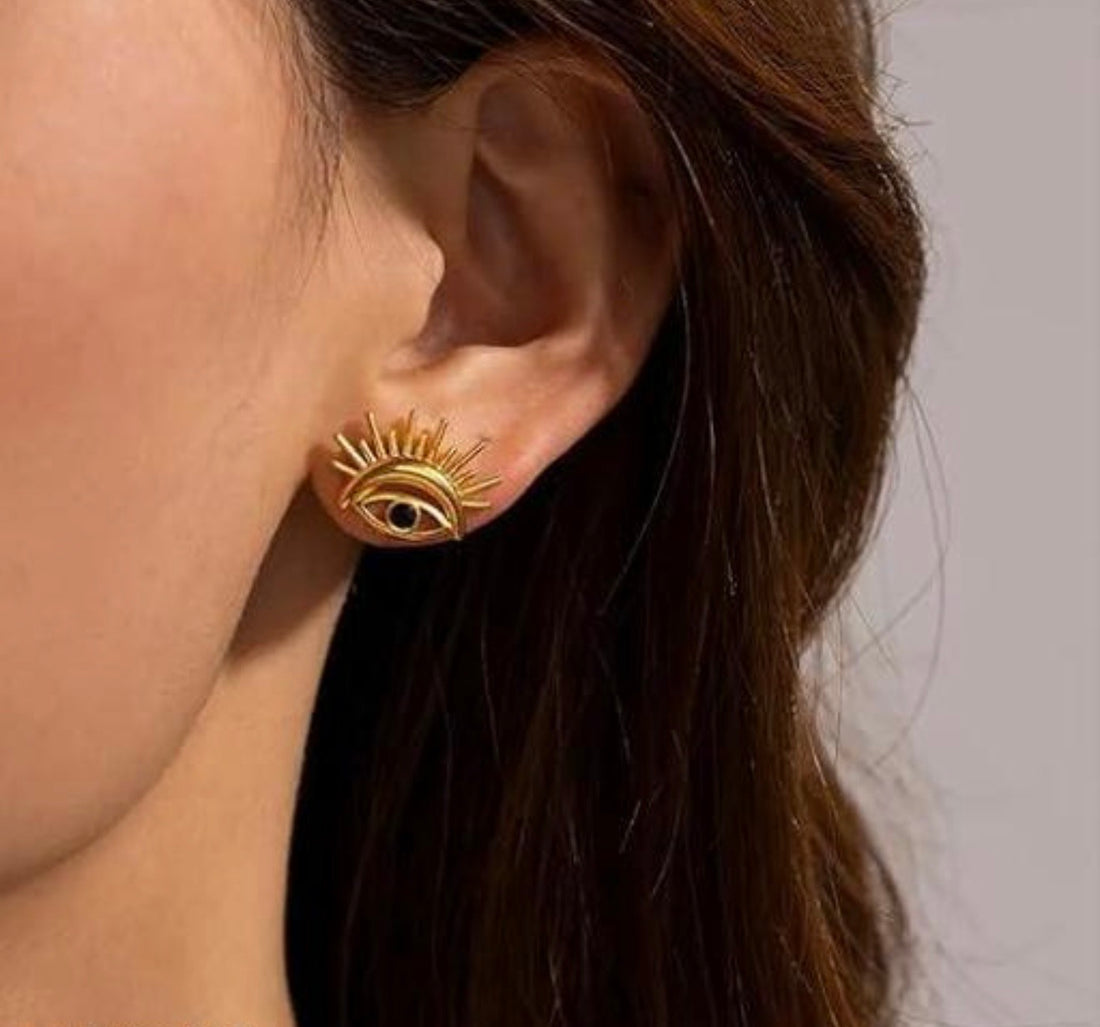 Celestial Evil Eye Studs