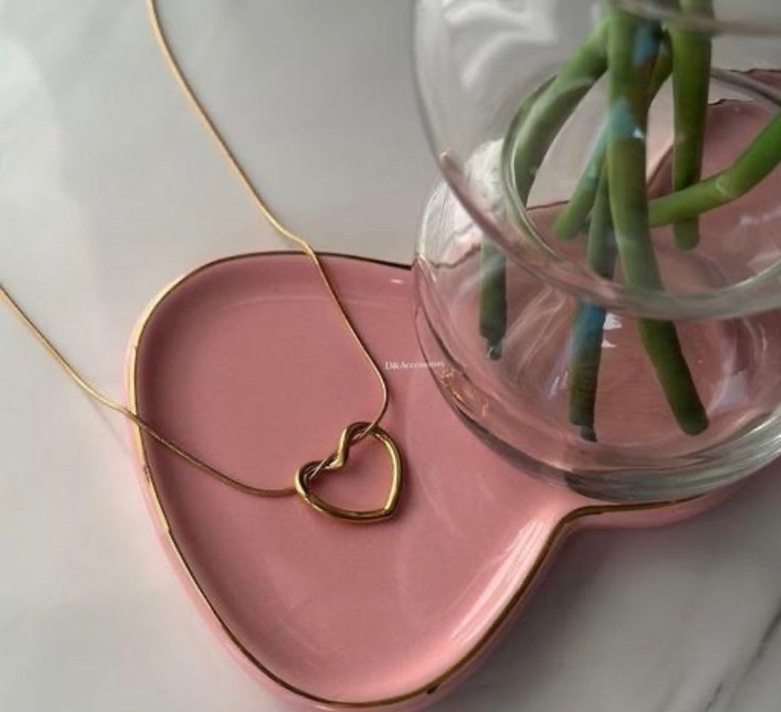 Heart Slide Pendant Necklace