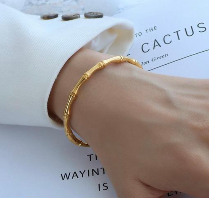 Bamboo Style Bracelet