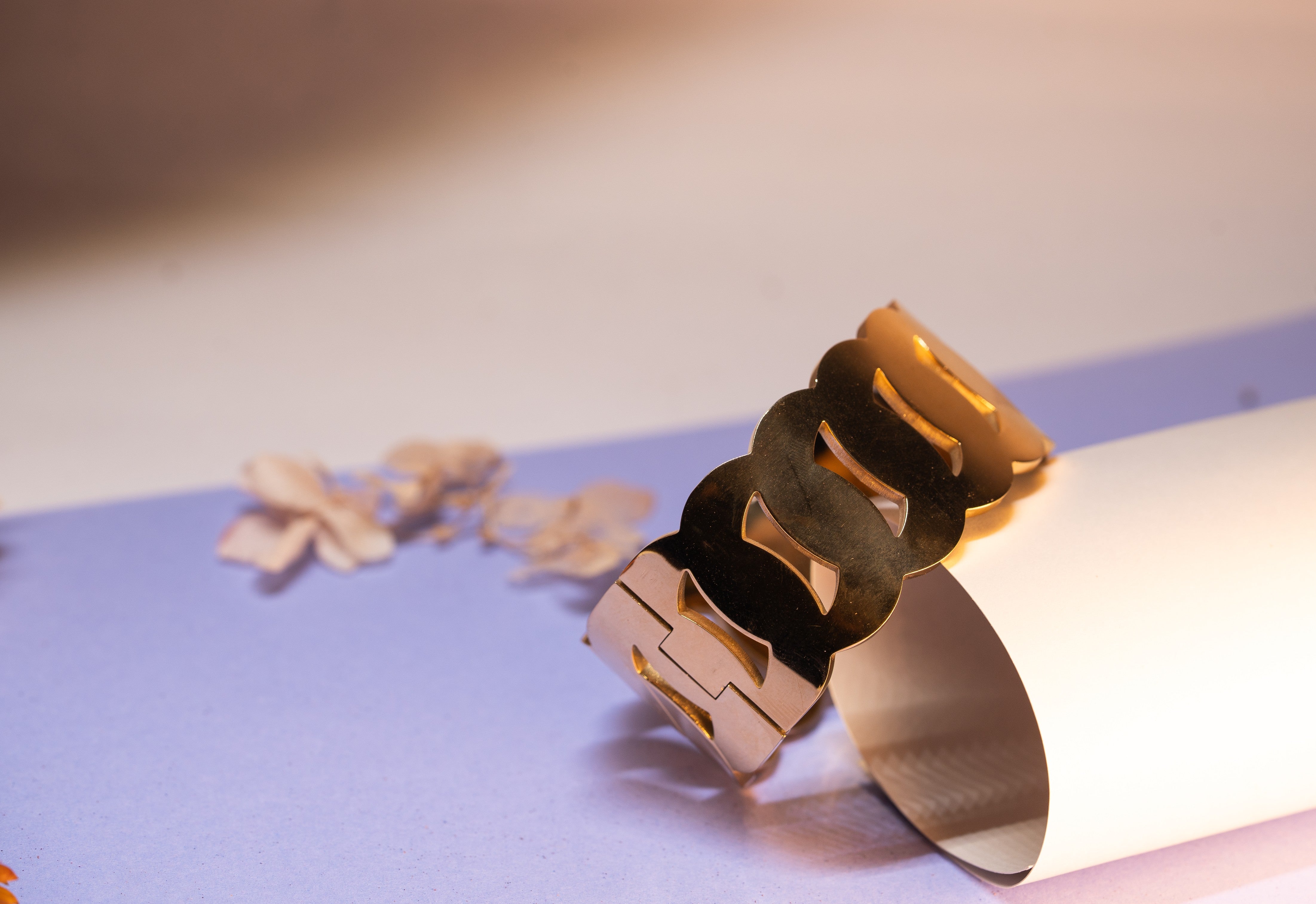 Earth Knot gold plated Bracelet