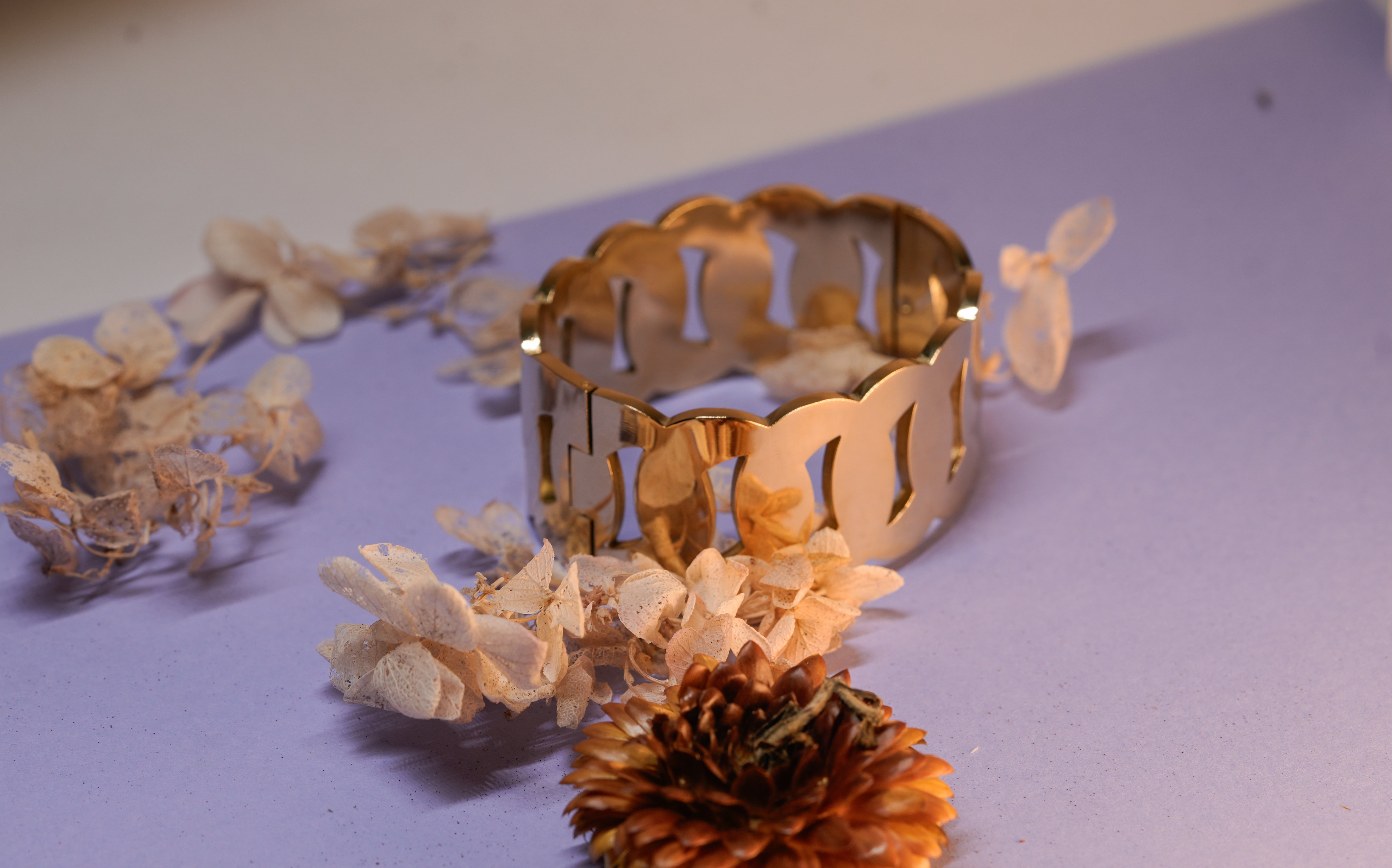 Earth Knot gold plated Bracelet