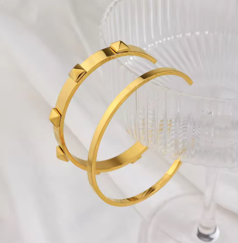 Minimalist Gold Cuff Bracelet